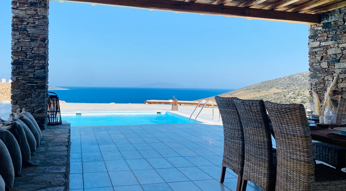 Artemis Sky Villa Exterior View - Artemis Antiparos Villas