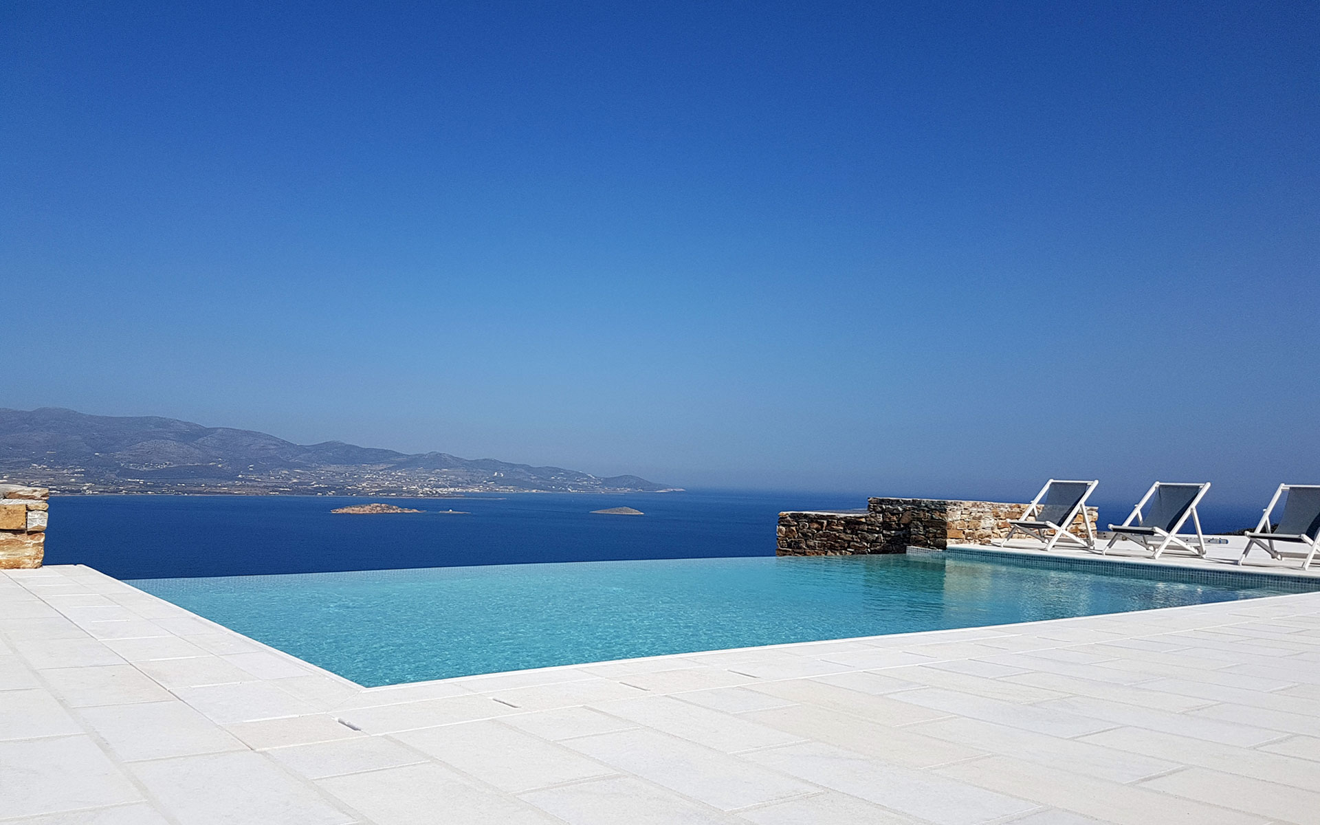 The Living Room of Artemis Villa in Antiparos